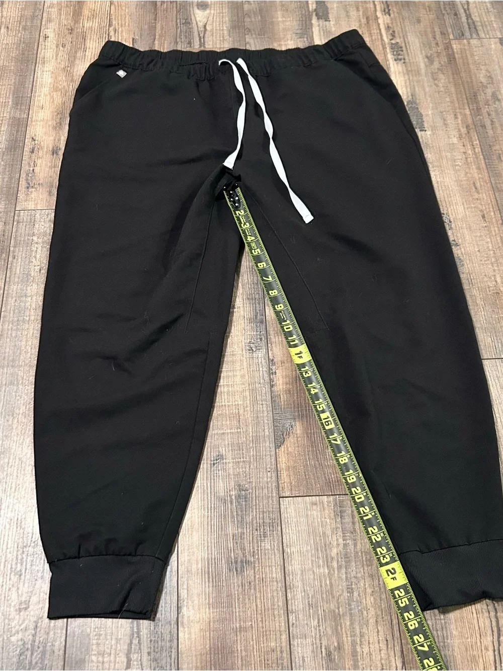 Men’s Figs Scrub Pants XXL Short Tansen Jogger Scrubs Black Technical Collection